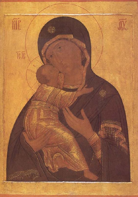 unknow artist The Virgin of Vladimirskaia oil painting image